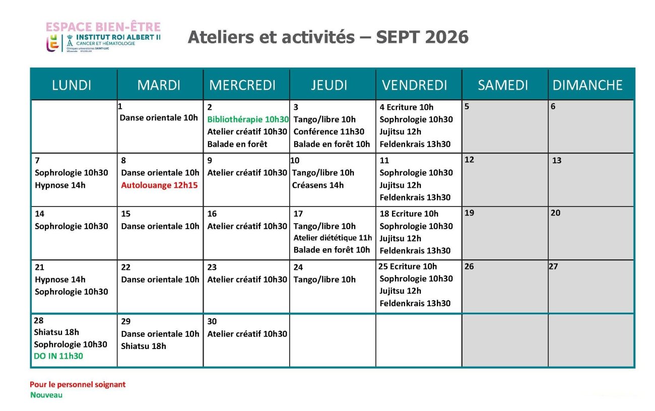 activites espace bien etre ira 2 septembre 2026